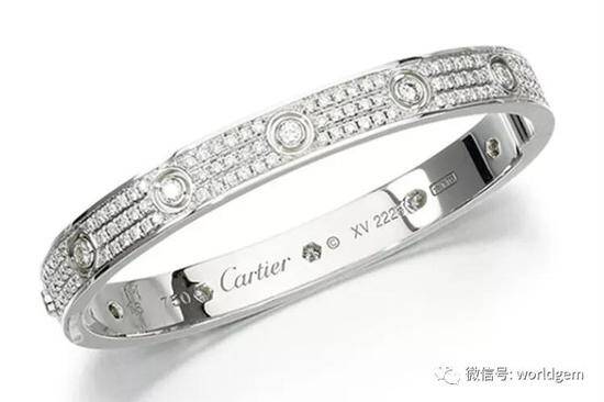 Cartier的LOVE手镯 成就了一代经典